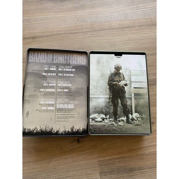 Band of Brothers Steelbook DVD 6 Discs Tin Box WW2 - Picture 2 of 8
